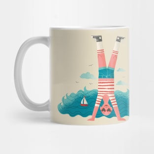 Handstand Sea Mug